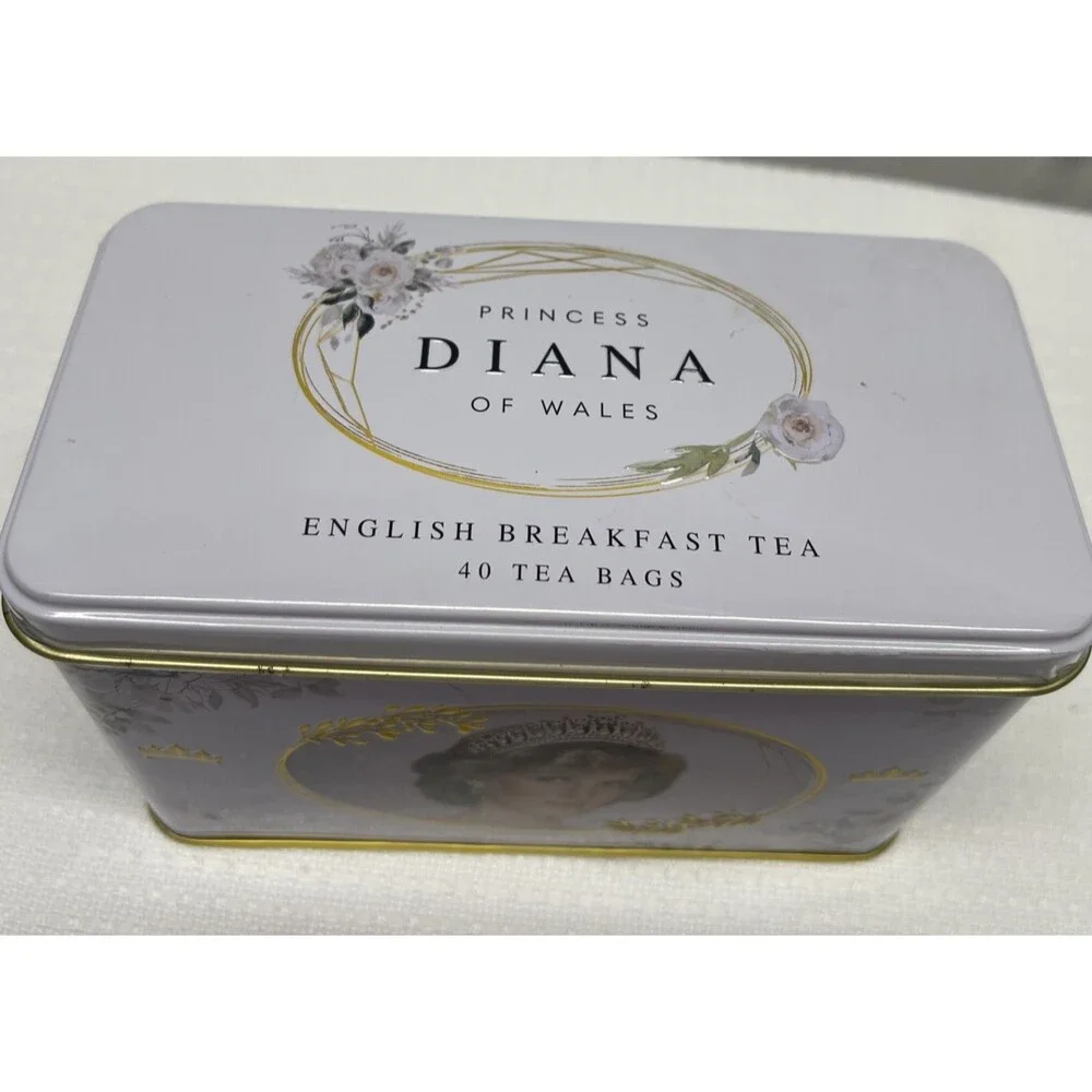 New English Tea Princess Diana English Breakfast Tea Collectible Tin 40 Bags NEW
